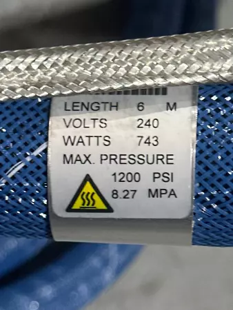 Nordson 757717 Hot Melt Glue Hose, 6M Length 