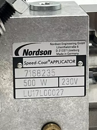 Nordson 7168235 Hot Melt System Speed-Coat® Applicator SCSE-050-P 