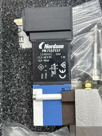 Nordson 1050136 Hot Melt UM3 Spray Module W/Solenoid Valve 