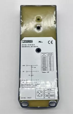 Phoenix Contact SACB-8/8-L-SC SCO P 8-Slots Sensor/Actuator Connection Box 