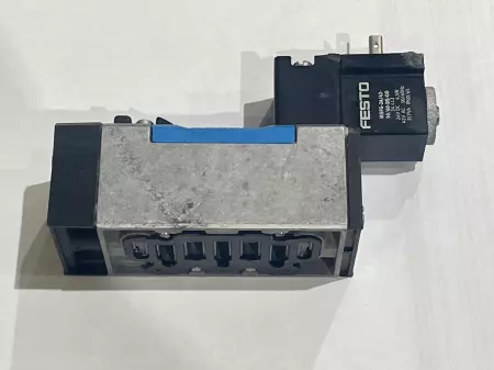 Festo MFH-5/2-D-1-FR-C Solenoid Valve MSFG-24/42-50/60-DS-OD Coil 24VDC 