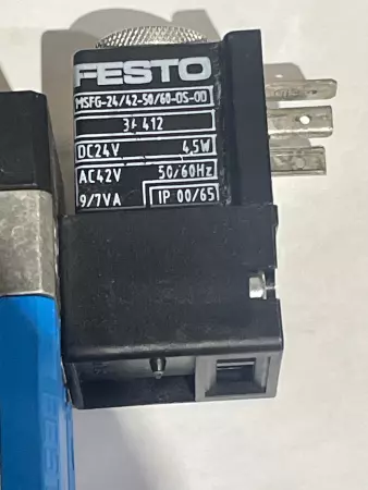 Festo MFH-5/3E-D-1-5-C Solenoid Valve  MSFG-24/42-50/60-OS-OD 24VDC 