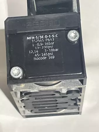 Festo MFH-5/3E-D-1-5-C Solenoid Valve  MSFG-24/42-50/60-OS-OD 24VDC 