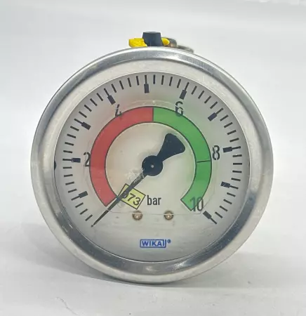 Wika 073 Pressure Gauge, 0-10 Bar 