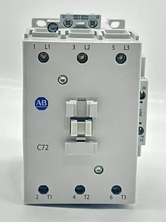 Allen-Bradley 100-C72*00 SER.B 3-Pole Contactor, 600VAC 72A 