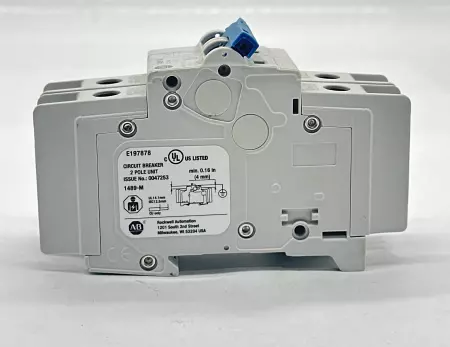Allen-Bradley 1489-M2C040 SER.D 2-Pole circuit Breaker, 480Y/277V 4A 