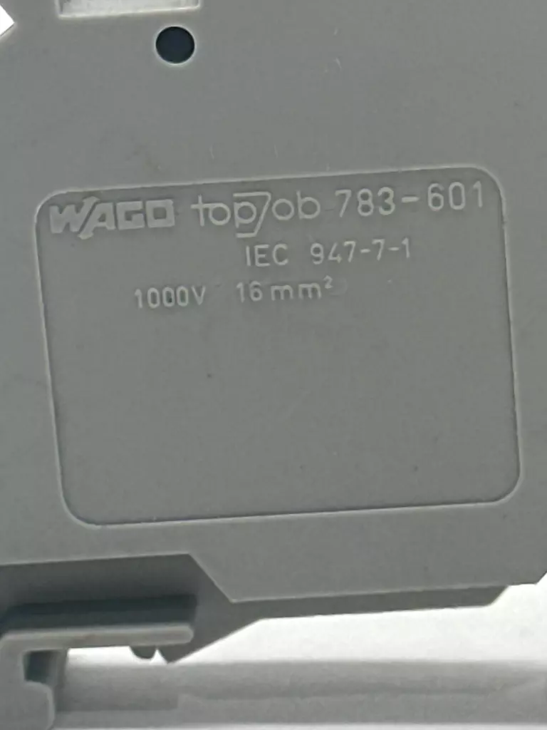 Wago 783-601 Through Terminal Block, 1000V 41Amp Lot of 4