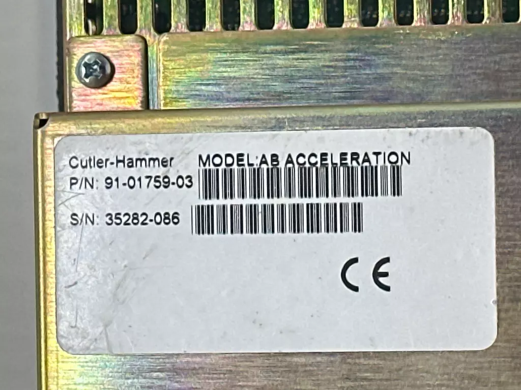 Cutler-Hammer 92-01874 PanelMate Operator Interface Panel W/Acceleration Module 