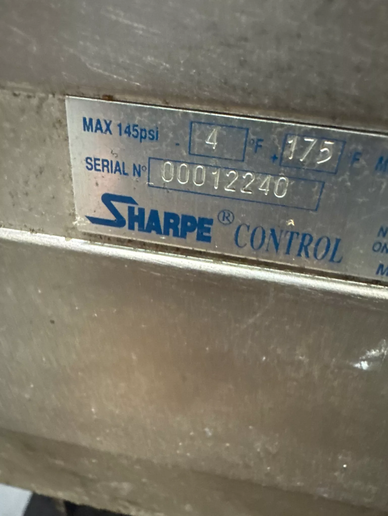 Sharpe SP200N Valve 6