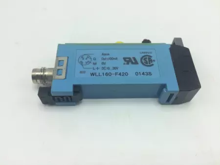  Sick WLL160-F420 FIBER OPTIC Photoelectric Sensor TESTED 