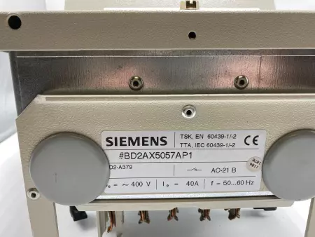 Siemens/Moeller BD2AX5057AP1 Switch Box W/Circuit Breaker 600V 40Amp 