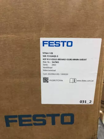 Festo 547965 Valve Terminal Assembly VTSA-F-FB 50E 