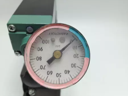 Numatics 153SA415M0000061 Solenoid Valve W/Regulator Base and Gauge 