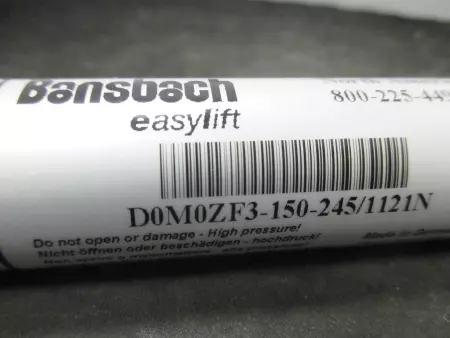  Bansbach Easylift D0M0ZF3-150-245/1121N Gas Spring D0M0ZF3 