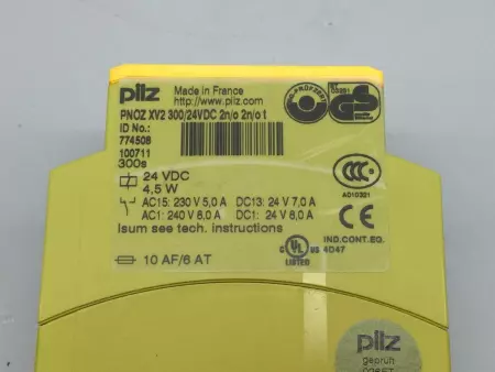  Pilz 774508 SAFETY RELAY 24VDC PNOZ XV2 