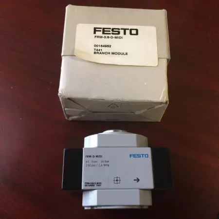 NEW Festo FRM-3/8-D-MIDI Valve Branching Module T441 PN# 164952 