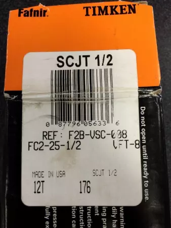 NEW TIMKEN SCJT1/2 2-BOLT MOUNTED BEARING 1/2