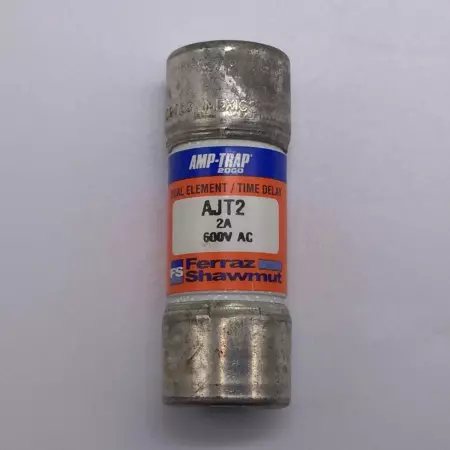 Ferraz Shawmut AJT2 Amp-Trap Fuse, Class J, 600V 2Amp 