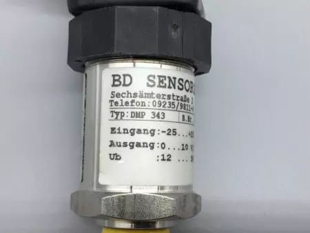 BD SENSORS 100-S025-3-1-3-000 DMP-343 PRESSURE TRANSMITTER 12-36VDC 