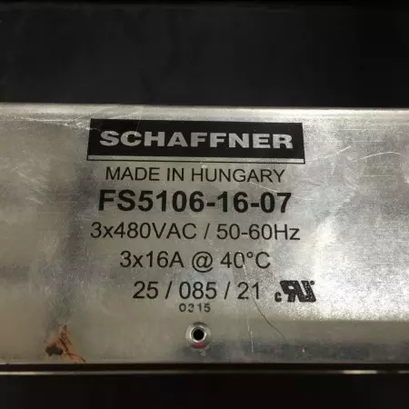 Schaffner FS5106-16-07 RFI Line Filter 