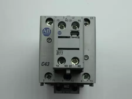  ALLEN BRADLEY 100-C43Z-00 ALLEN BRADLEY NON-REVERSING CONTACTOR 43A/24VDC COIL,