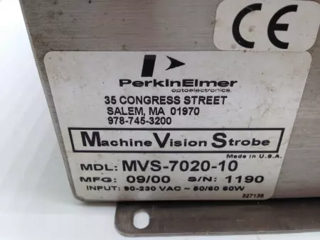 PerkinElmer MVS-7020-10 Machine Vision Strobe 