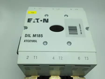 Eaton DIL M185-XTCE185L Contactor 600V 225Amp 110/150VDC Coil TESTED 