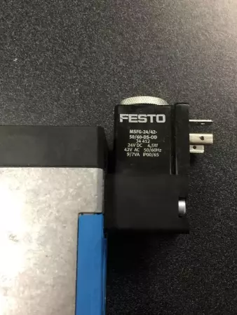  Festo MFH-5/3E-D-1-C W/COILS SOLENOID VALVE 150983 WITH 34412 