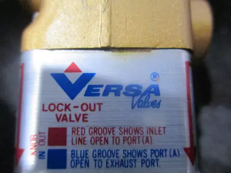  Versa VIA-3301-33-LOVB-125G 3-Way Solenoid Lock-Out Valve 