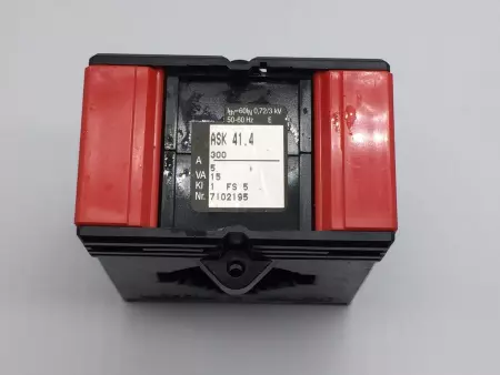  Weigel ASK 41.4 Current Transformer 0.72-3KV, 300Amp, 5-15VA, 50-60Hz 