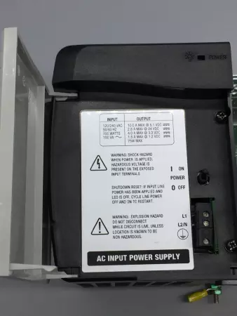 Allen-Bradley 1756-PA72 SER. C Power Supply W/1756-A10 Slot Chassis 