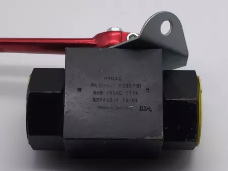 NEW HYDAC KHB-25SAE-1114 NEW HYDAC BALL VALVE WITH HANDLE 1-5/16, 350BAR & 5000P