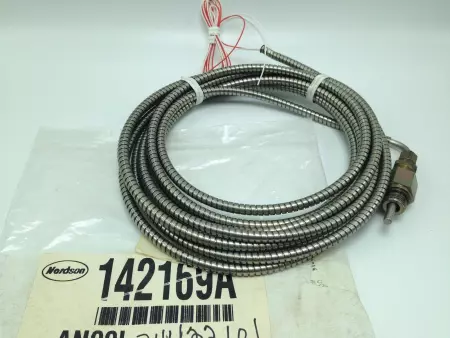 NEW Nordson 142169A 90 Degree RTD Temperature Sensor W/ 15-FT Cord 