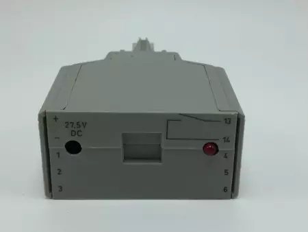  WAGO 286-826 SWITCHING/GATE MODULE WITH 6 INPUTS 27.5VDC TESTED 