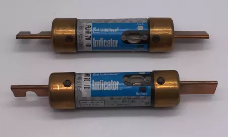  Littelfuse FLNR-70-ID Time Delay Fuse w/Indicator 70Amp, 250VAC, Class RK5 Lot 