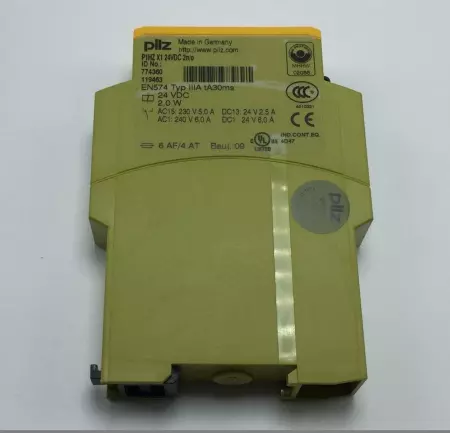 Pilz P1HZX124VDC Safety Relay, In 24VDC / Out 240VAC 24VDC 6Amp 