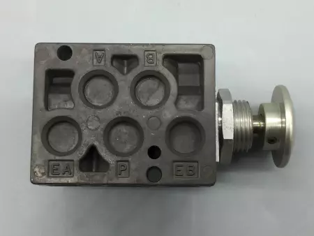 NUMATICS 11BSA44AOA SOLENOID VALVE PUSHBUTTON W/BASE 