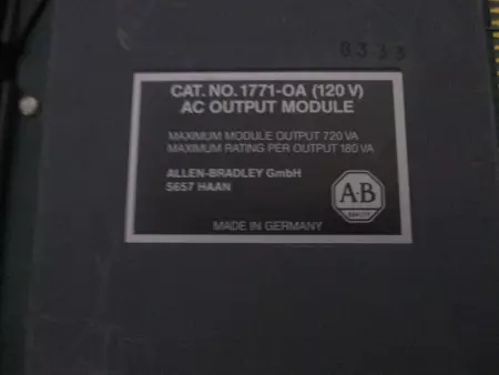 Allen Bradley 1771-OA AC Output Module TESTED 