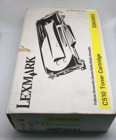 NEW LEXMARK 20K0502 C510 YELLOW TONER CARTRIDGE 