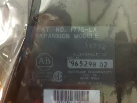 Allen Bradley 1775-LX PLC-3 Expansion Module 