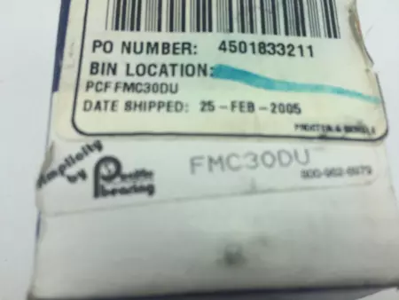 NEW Pacific Bearing Co. FMC30DU Linear Plain Bearing 