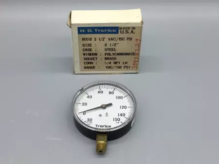 NEW Trerice 6635481 Pressure Gauge 0-150 Psi 