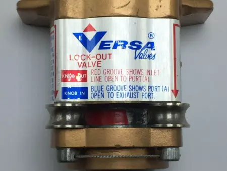  VERSA VIZ-3711-LOVB-125B LOCK OUT VALVE 1IN NPT TESTED 