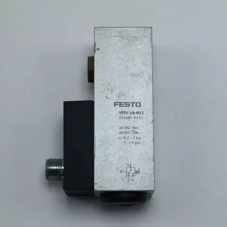  Festo VPEV-1/8-M12 Vacuum Switch 48VAC/DC 