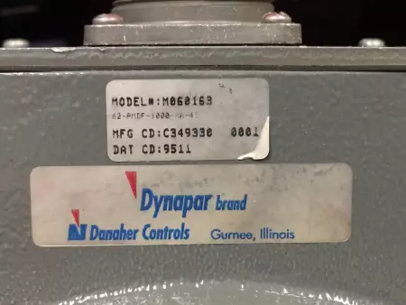 Danaher Controls M060163 Dynapar Rotary Encoder, 5-15VDC,  62-PMDF1000-XA-41 