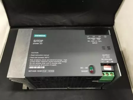 Siemens 6EP1436-1SH01 SITOP Power 20 Power Supply 