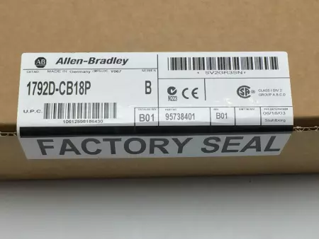 ALLEN BRADLEY 1792D-CB18P SEALED ALLEN BRADLEY MAXUM ROUND MEDIA BASE, SER B 