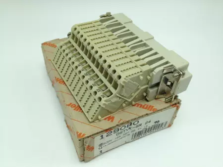 Weidmuller 129080/DSTVK-SR24 24-Position Terminal Block 16 Amp, 600V 