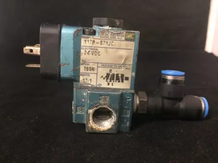  MAC 117B-871JC Solenoid Valve 24VDC 17.1W 