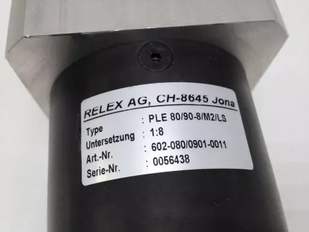 Relex AG CH-8645 Planetary Gear Reducer Ratio 8:1 